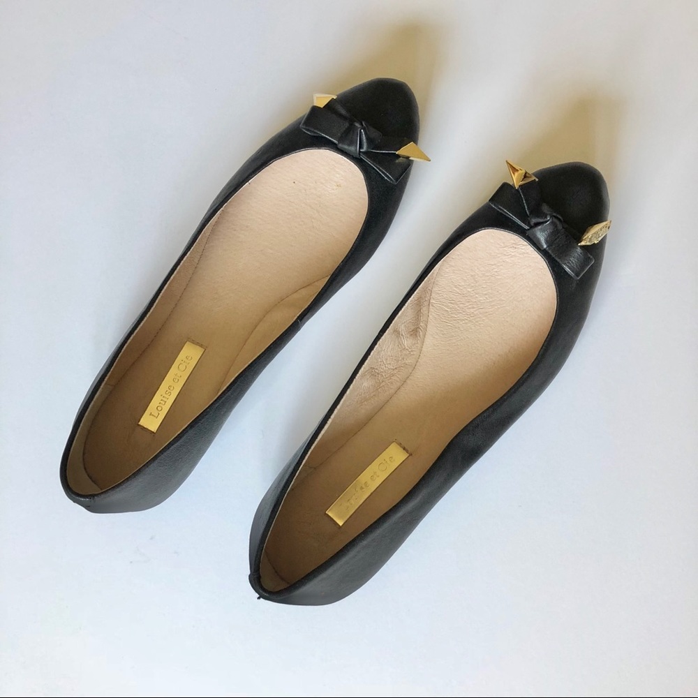 Louise et Cie Black flats